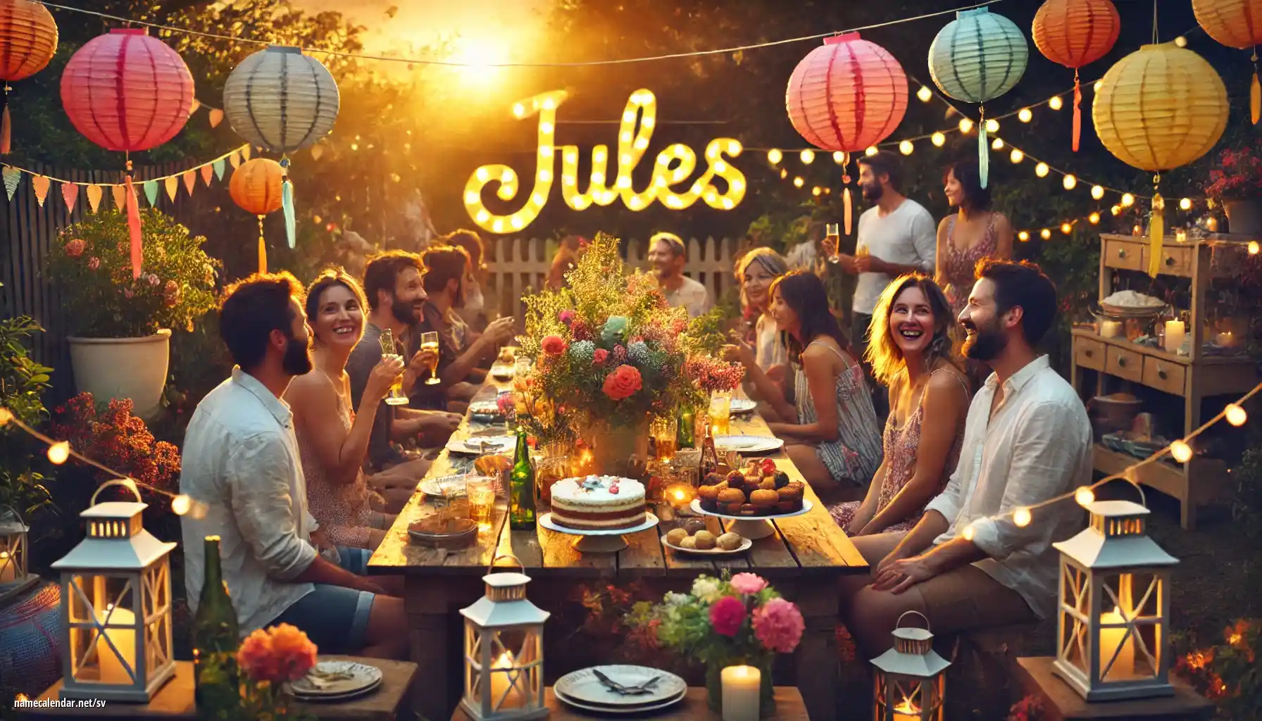 Firande av namnsdag och namn - Jules