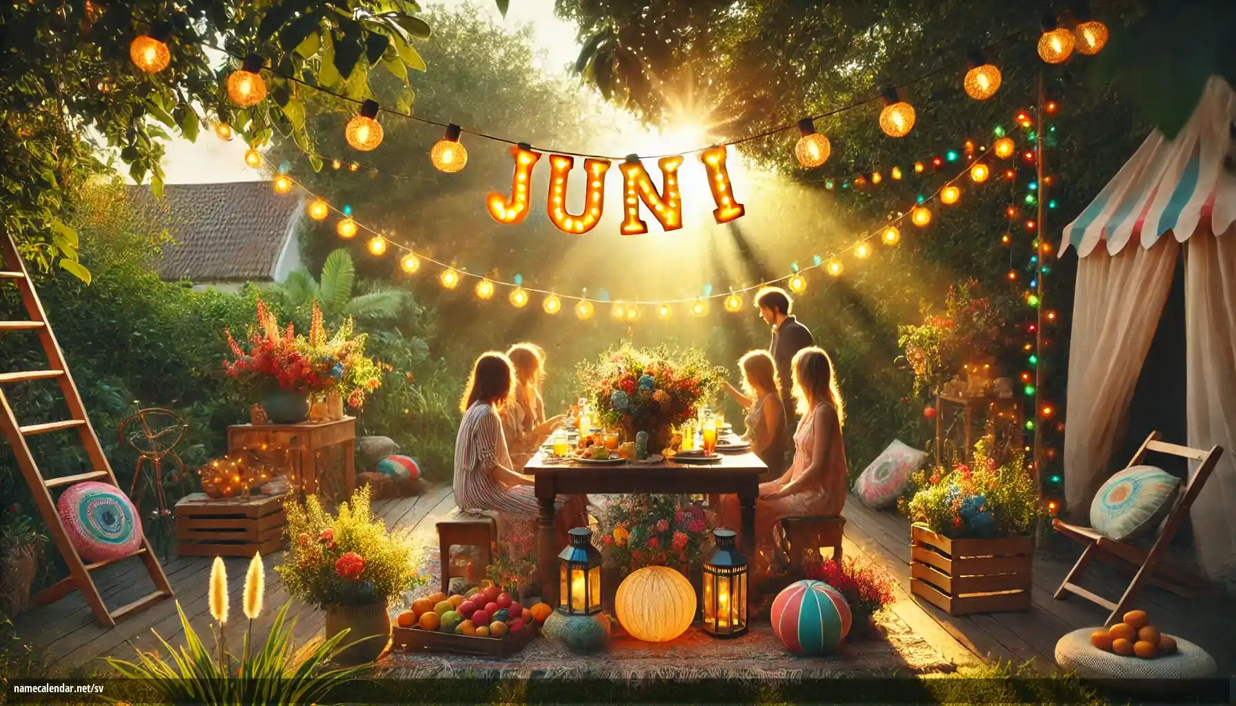 Firande av namnsdag och namn - Juni