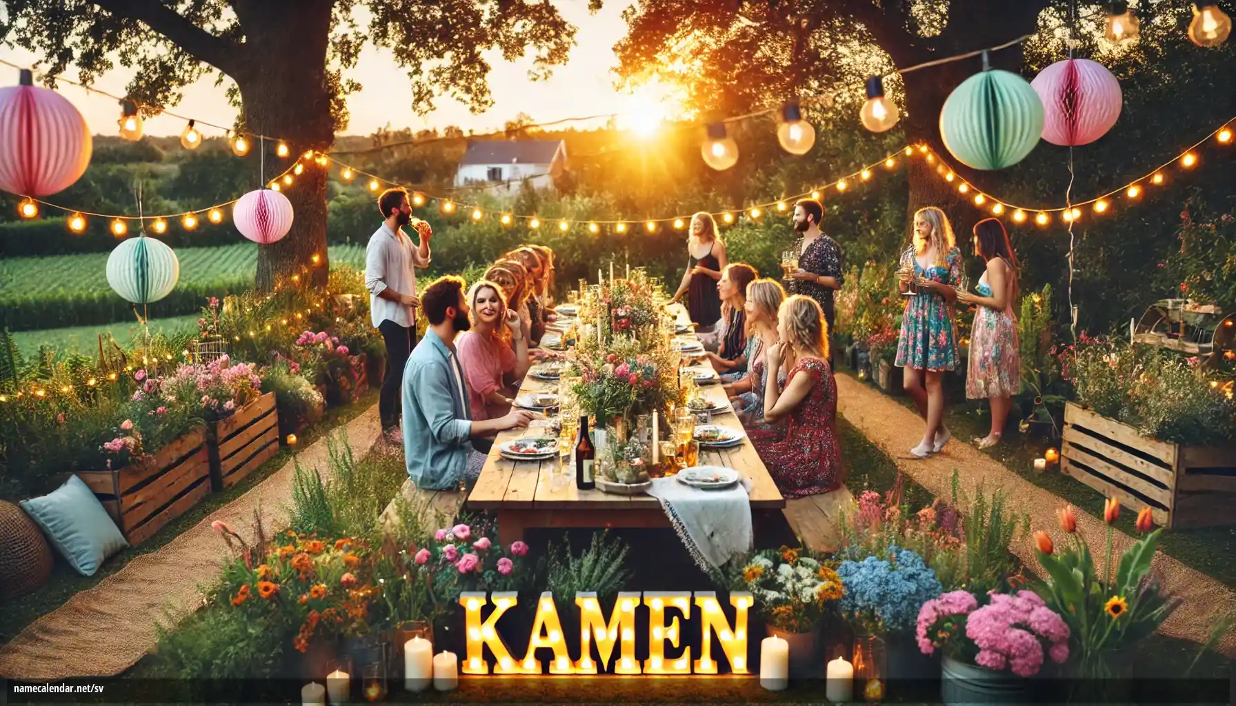 Firande av namnsdag och namn - Kamen