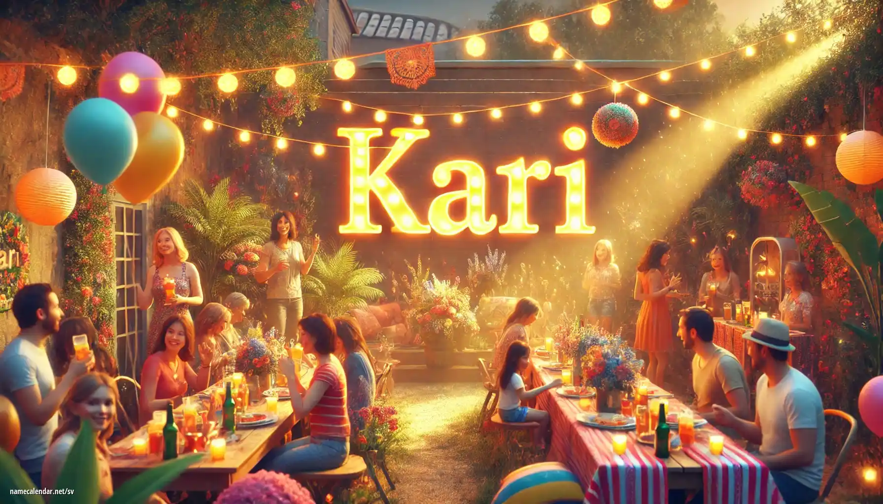 Firande av namnsdag och namn - Kari