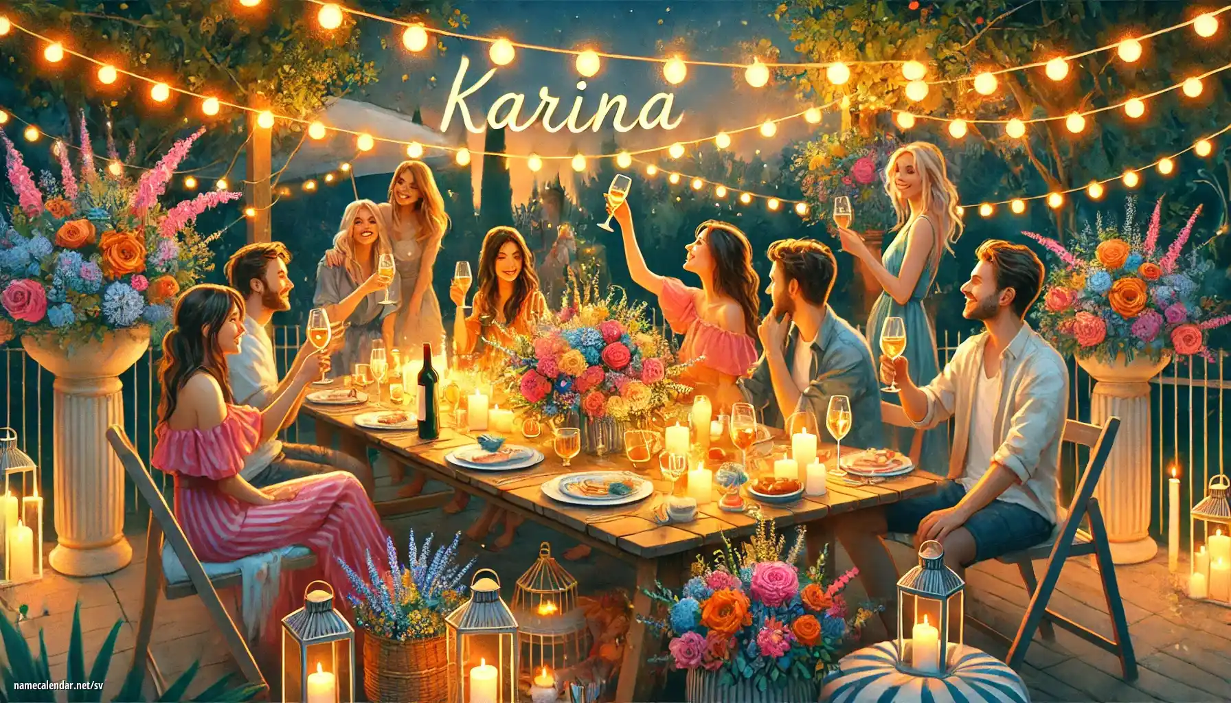 Firande av namnsdag och namn - Karina