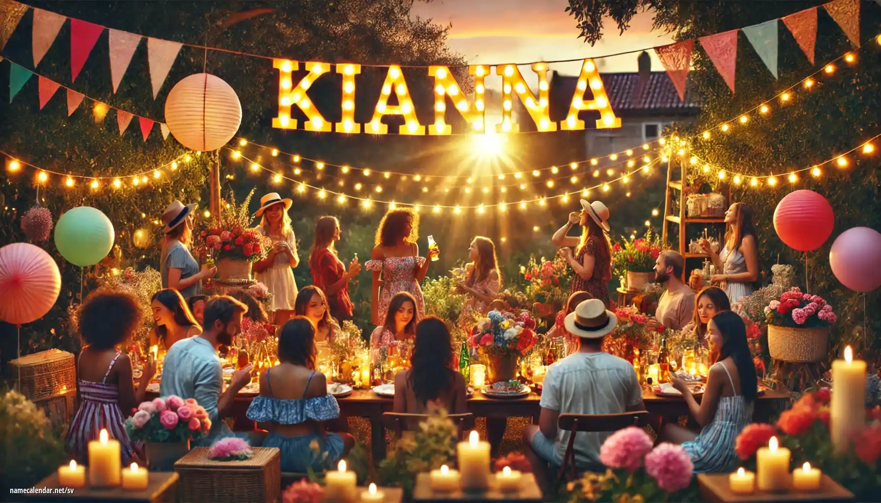 Firande av namnsdag och namn - Kianna