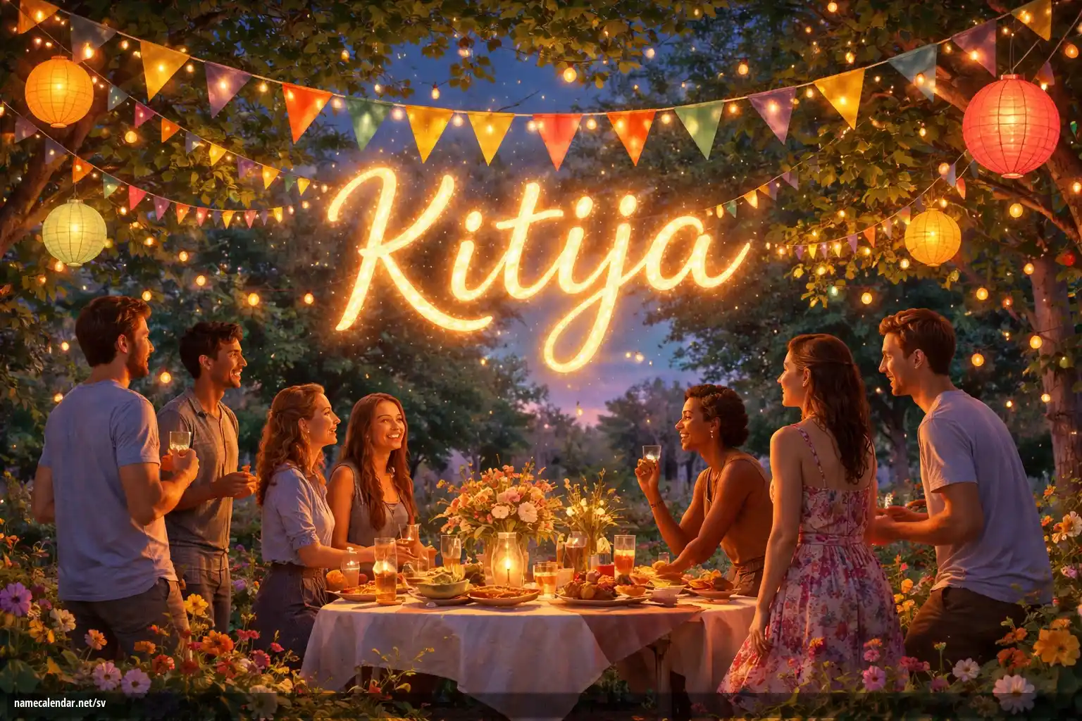 Firande av namnsdag och namn - Kitija