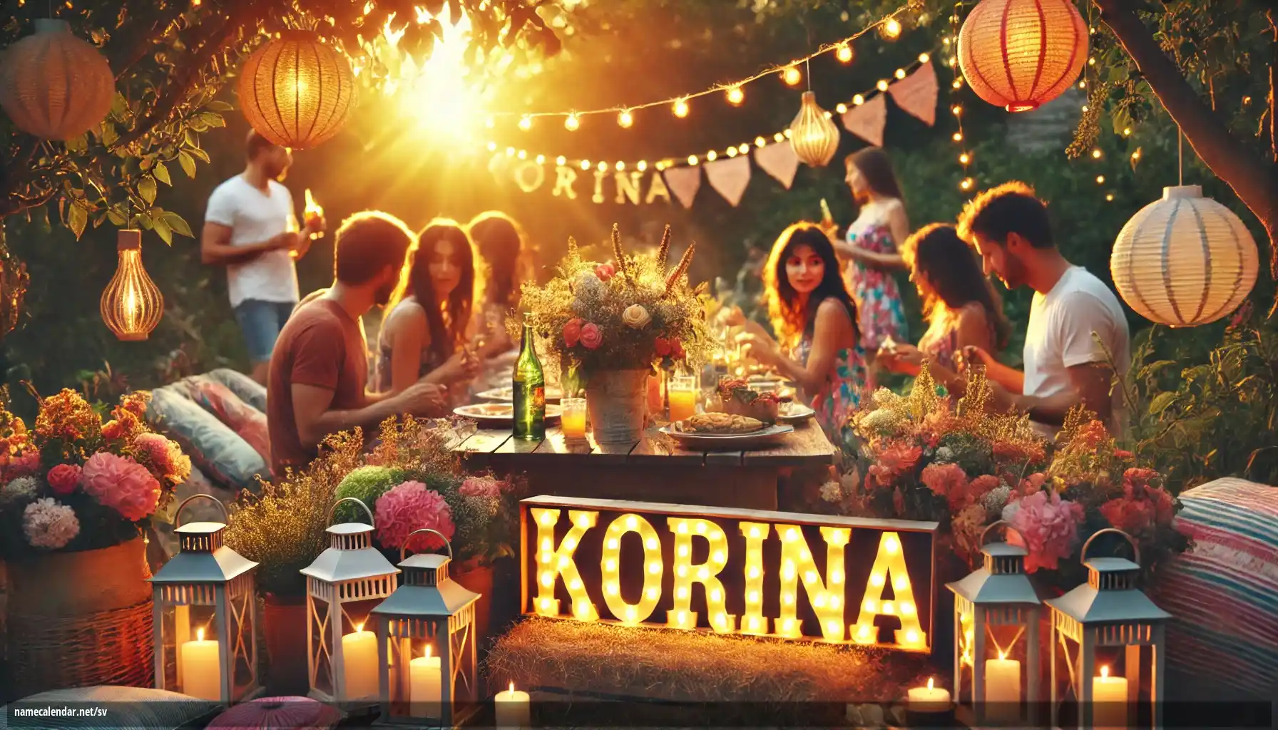 Firande av namnsdag och namn - Korina