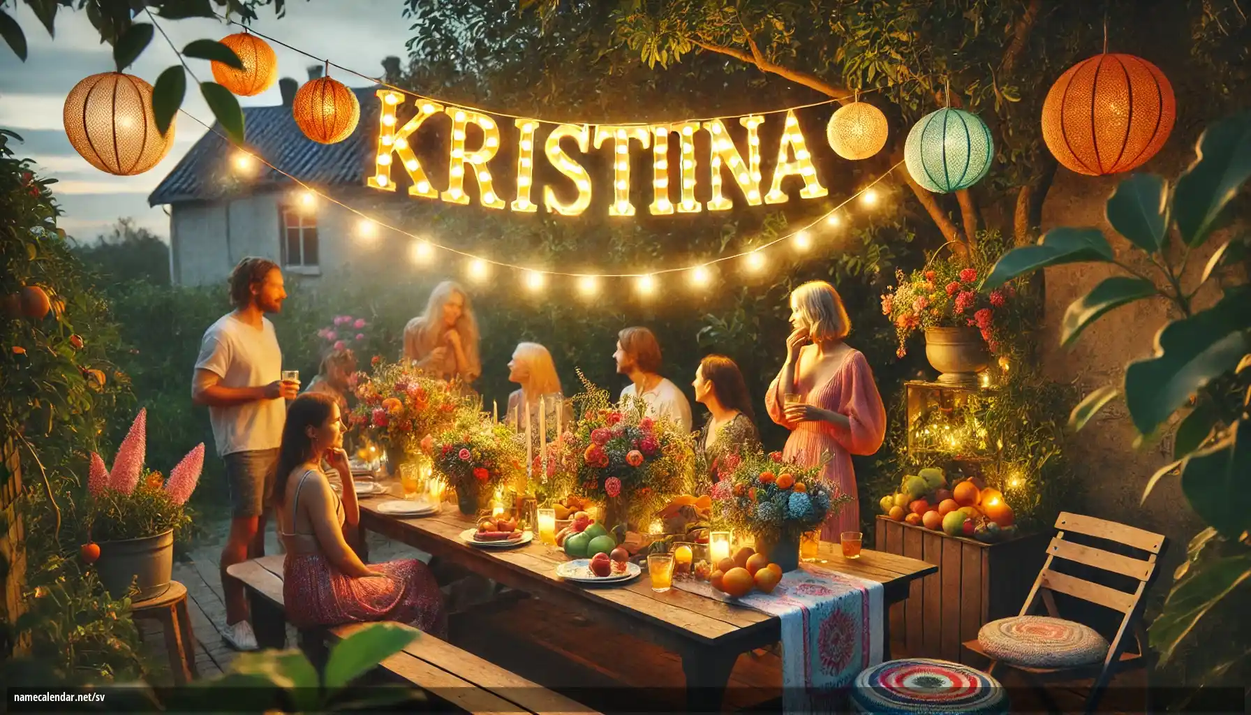 Firande av namnsdag och namn - Kristiina