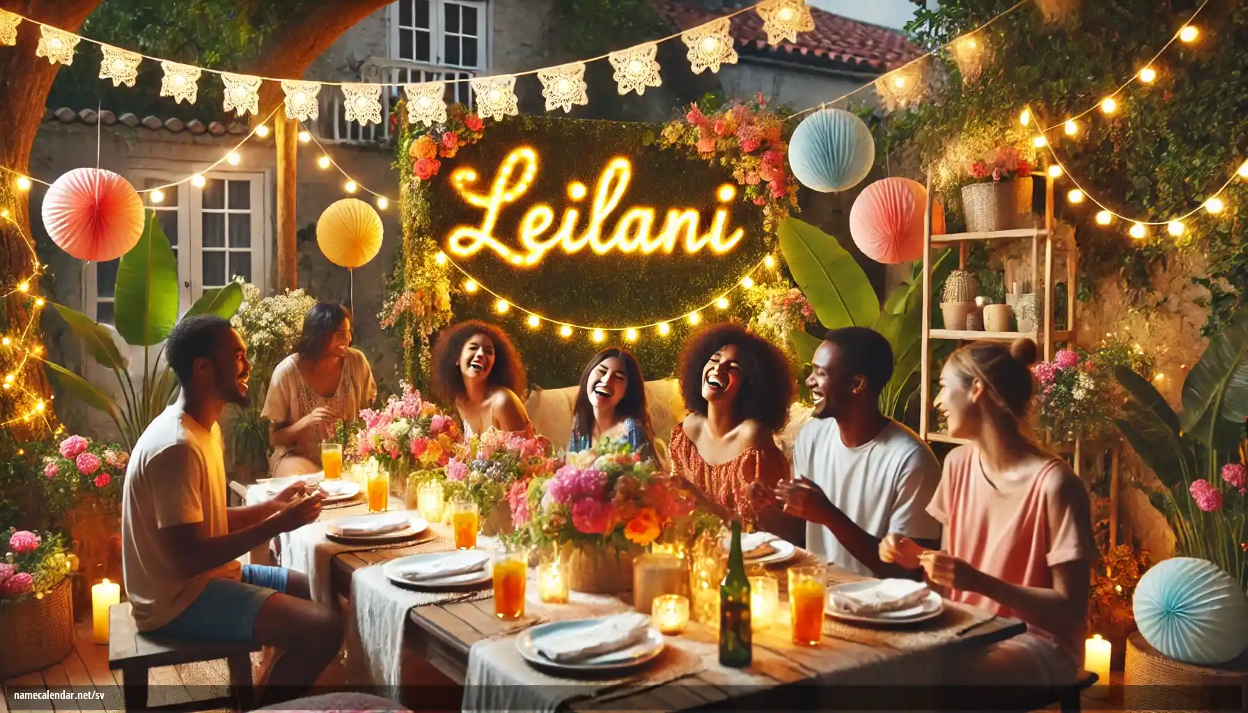 Firande av namnsdag och namn - Leilani