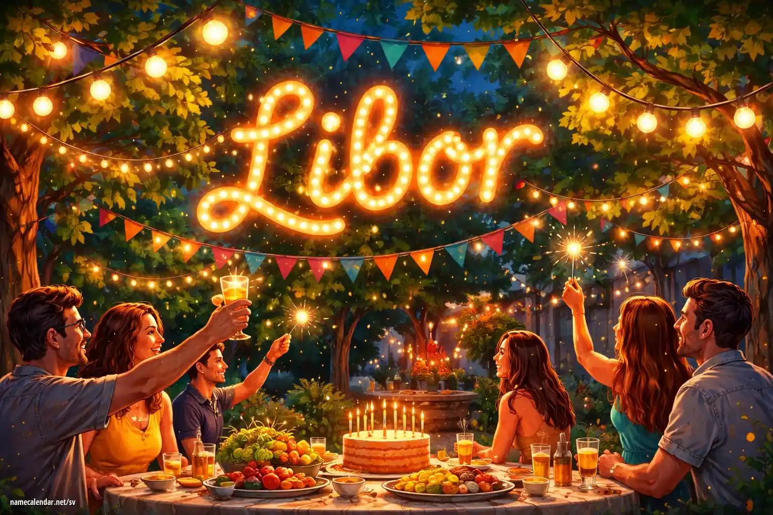 Firande av namnsdag och namn - Libor