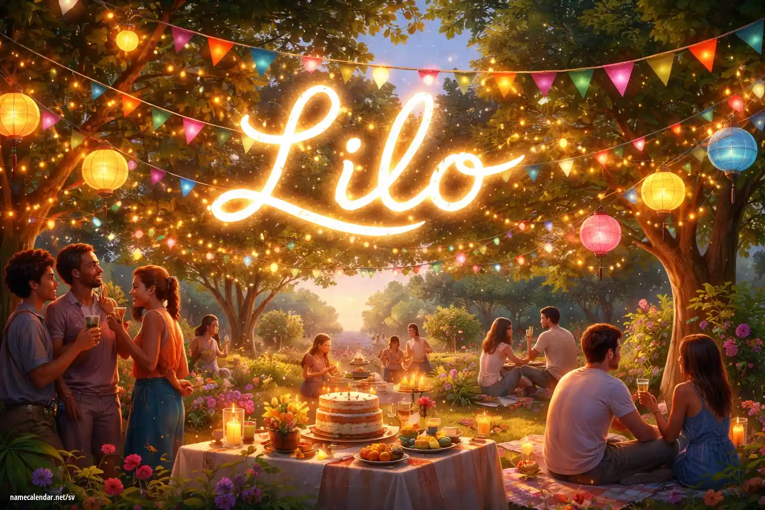 Firande av namnsdag och namn - Lilo