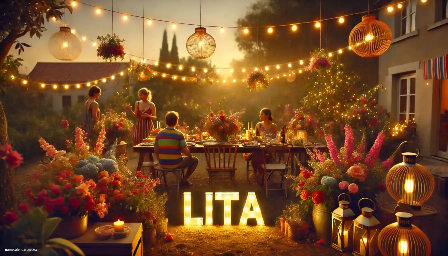 Firande av namnsdag och namn - Lita