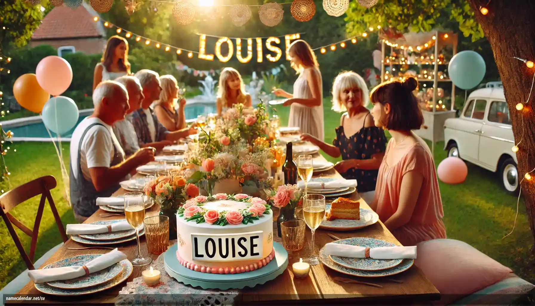 Firande av namnsdag och namn - Louise