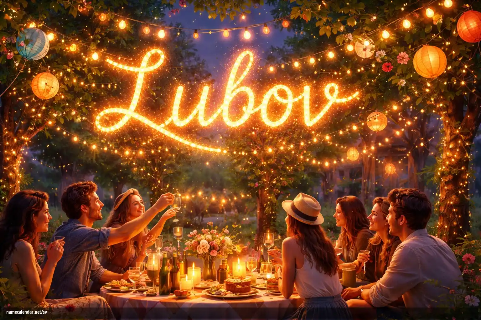 Firande av namnsdag och namn - Lubov