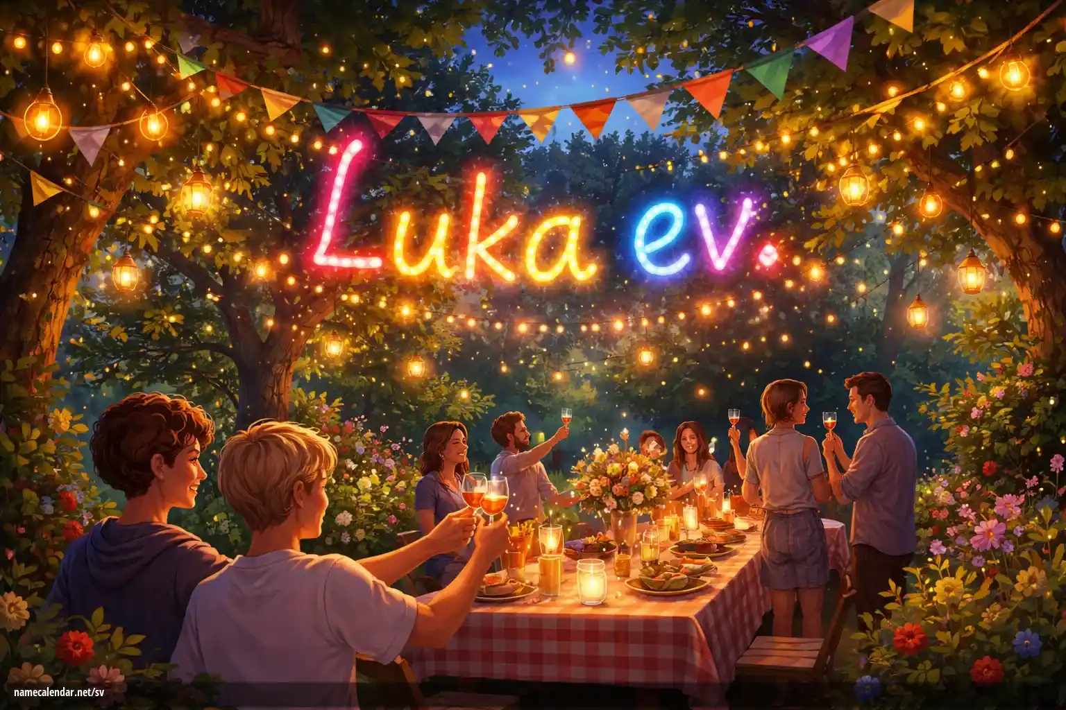 Firande av namnsdag och namn - Luka ev.