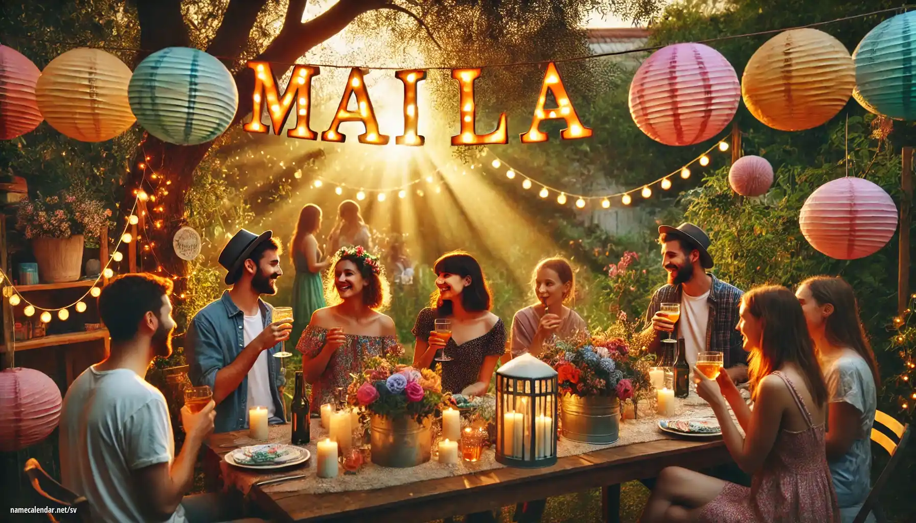 Firande av namnsdag och namn - Maila