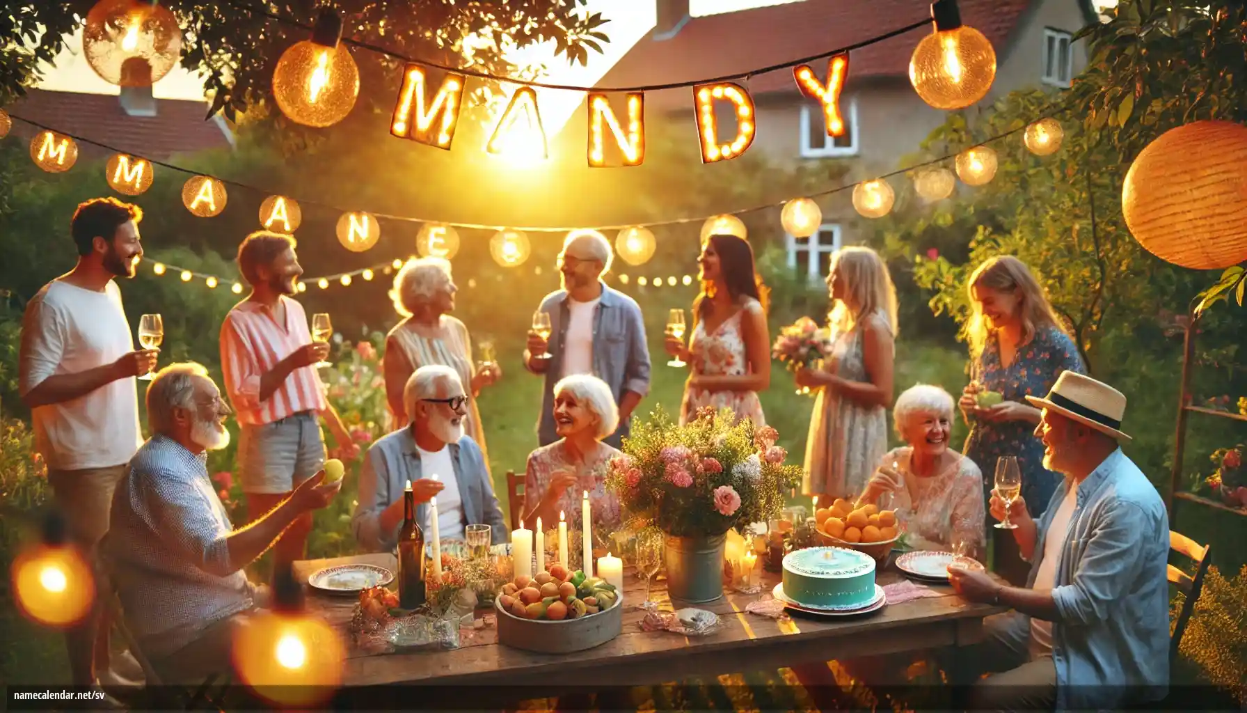 Firande av namnsdag och namn - Mandy