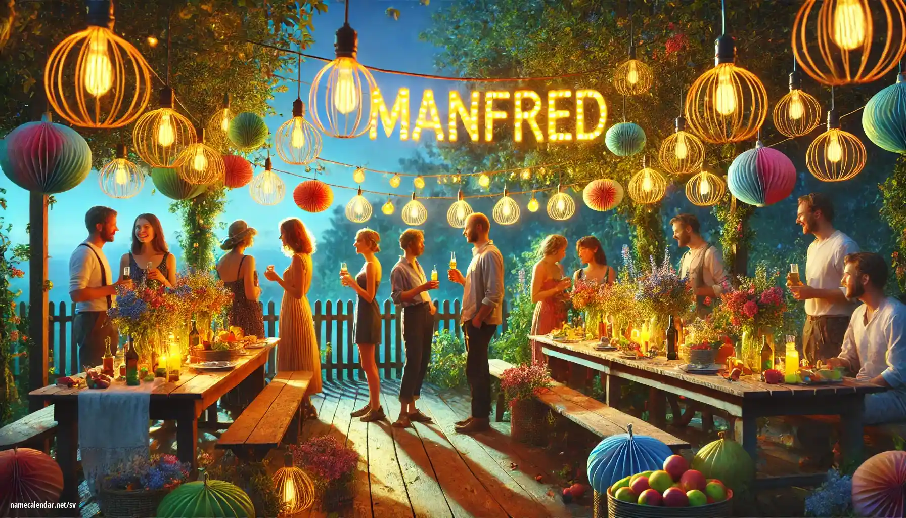 Firande av namnsdag och namn - Manfred