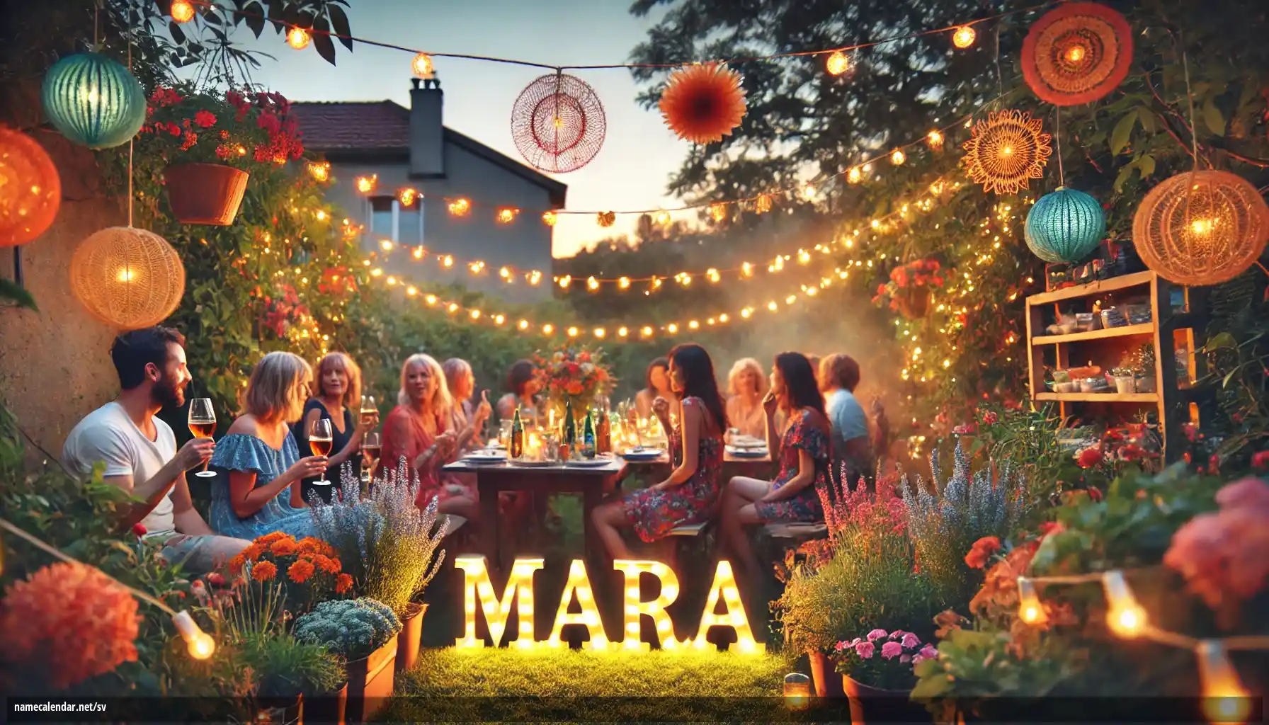 Firande av namnsdag och namn - Mara