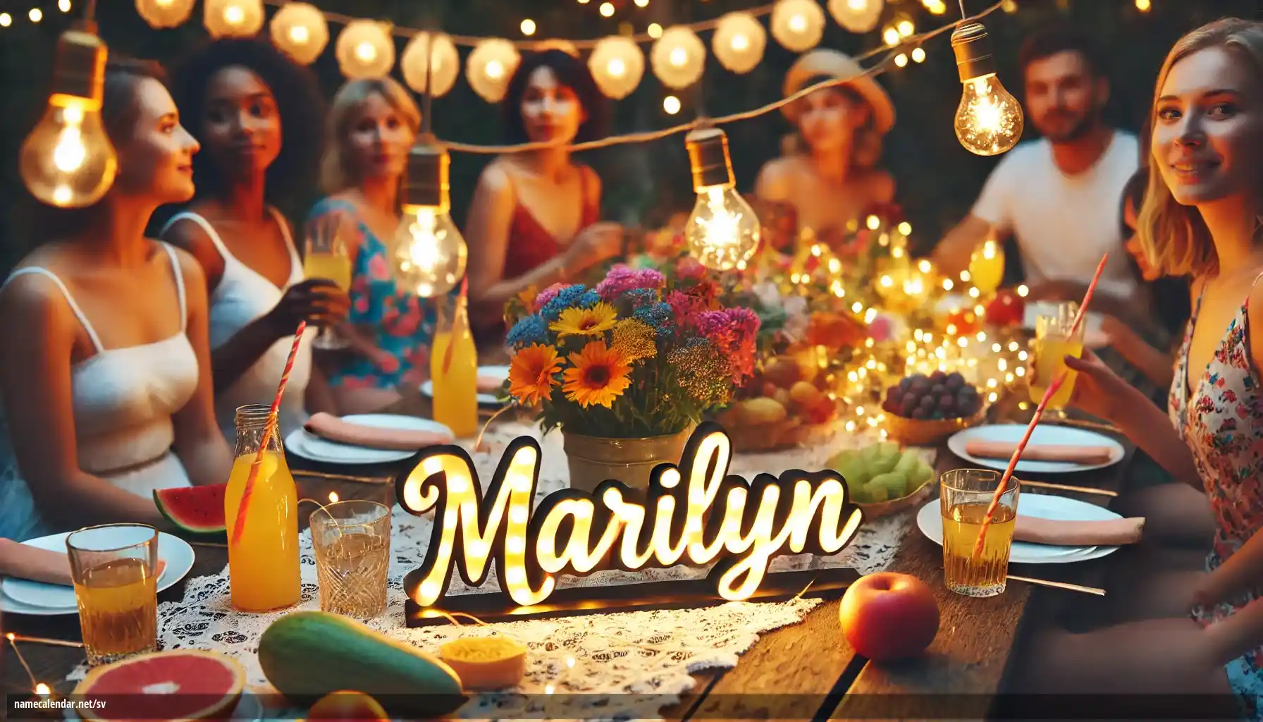 Firande av namnsdag och namn - Marilyn