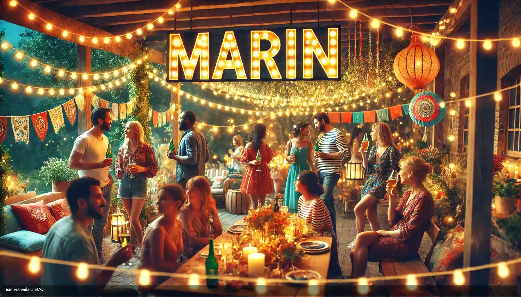 Firande av namnsdag och namn - Marin