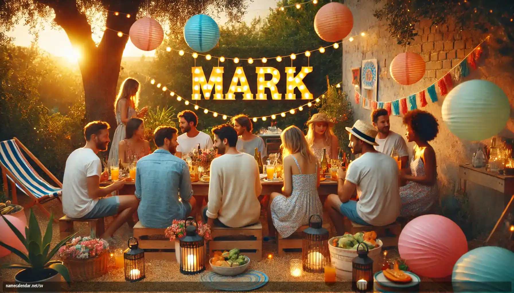 Firande av namnsdag och namn - Mark