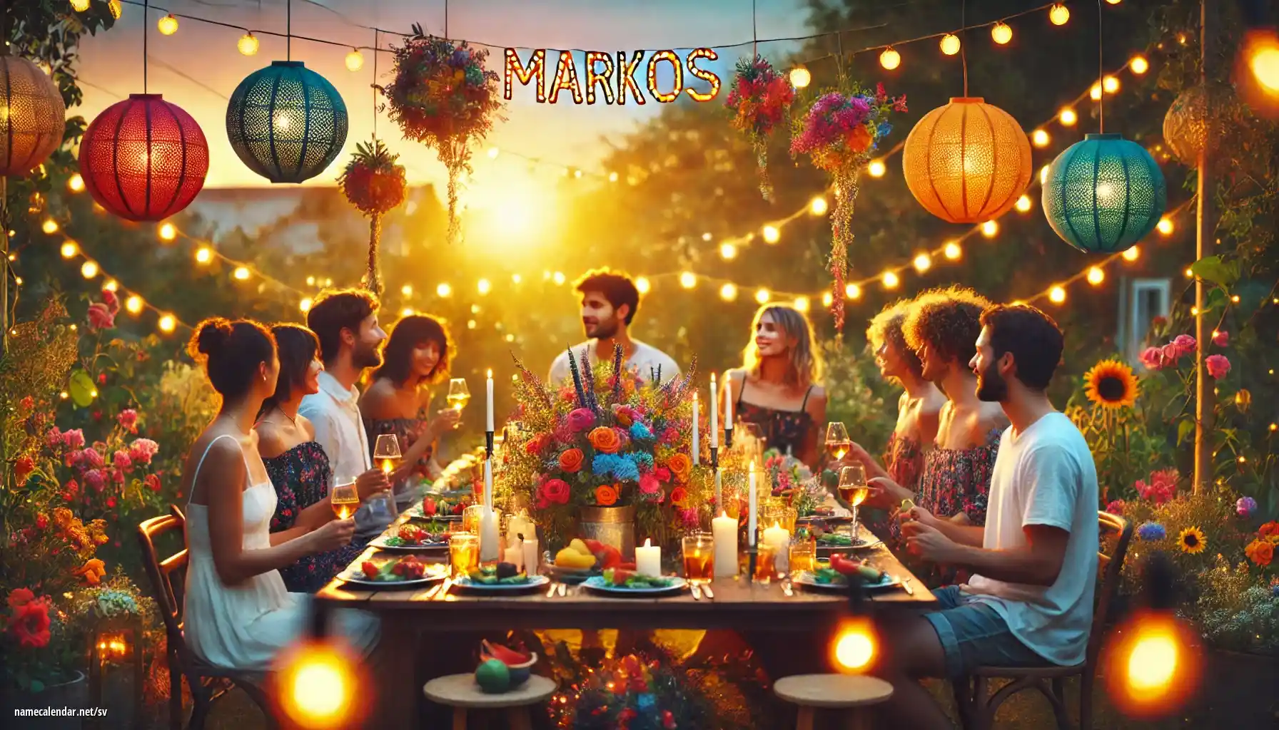 Firande av namnsdag och namn - Markos