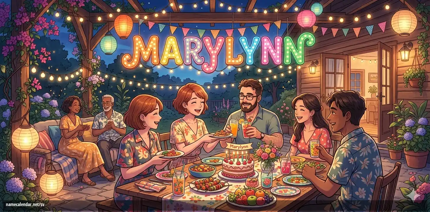Firande av namnsdag och namn - Marylynn
