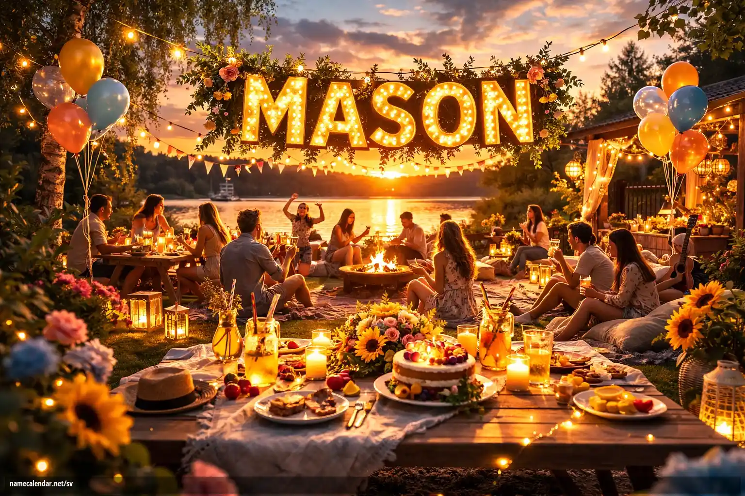 Firande av namnsdag och namn - Mason