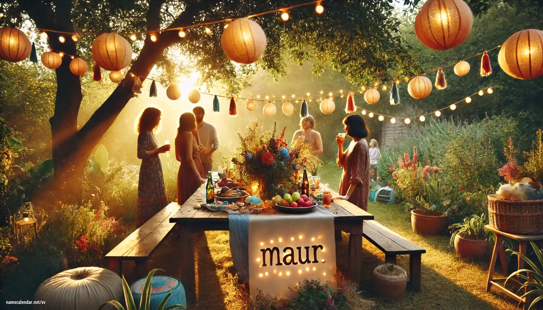 Firande av namnsdag och namn - Maur