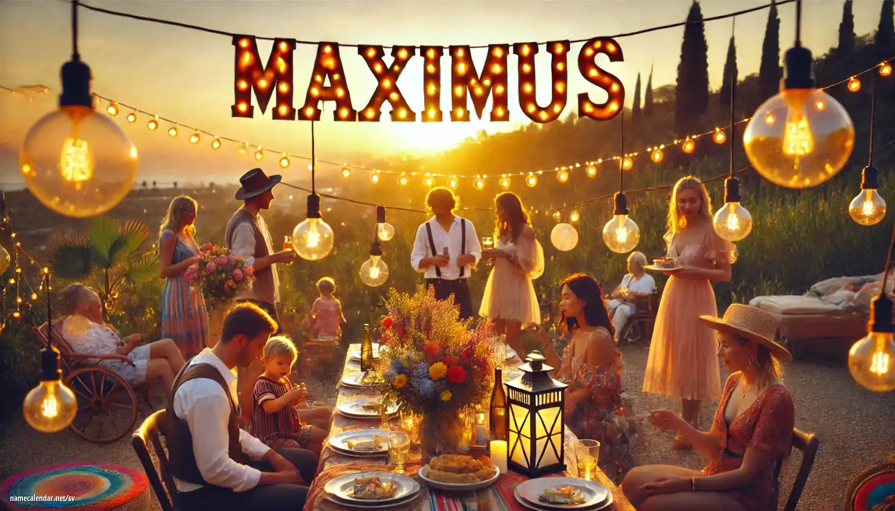 Firande av namnsdag och namn - Maximus