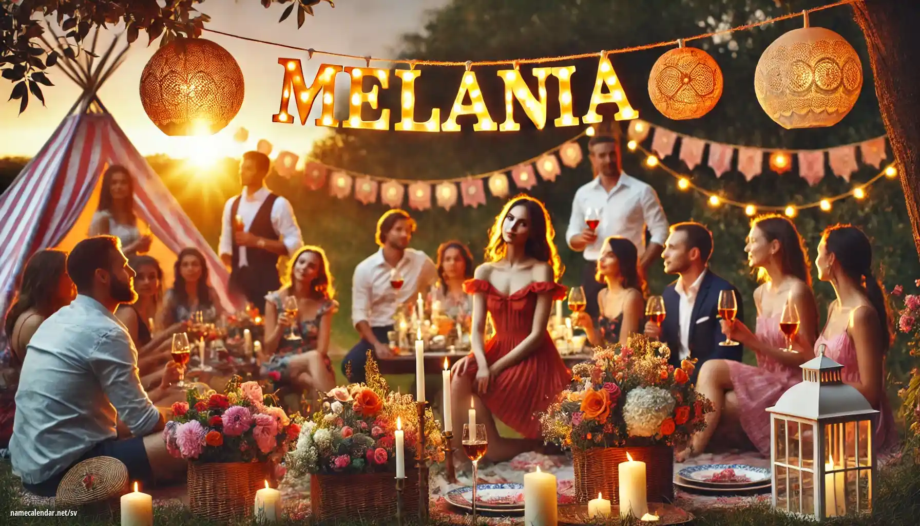 Firande av namnsdag och namn - Melania