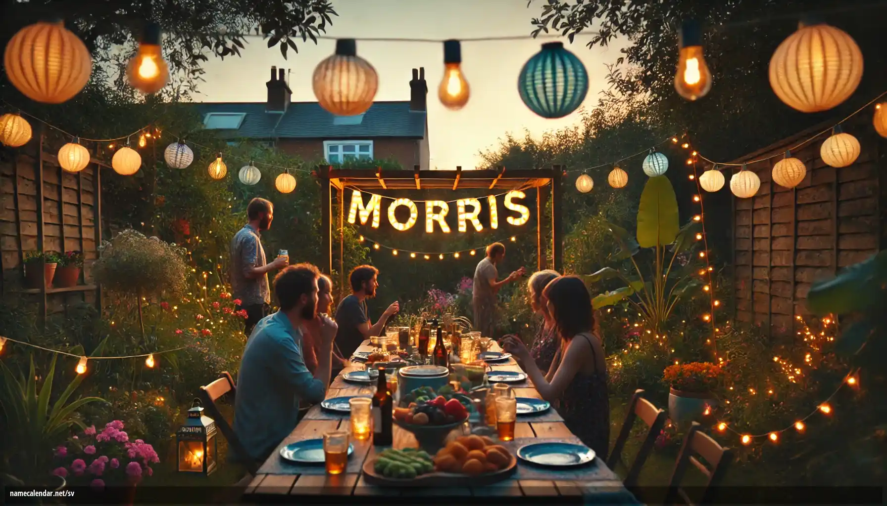 Firande av namnsdag och namn - Morris