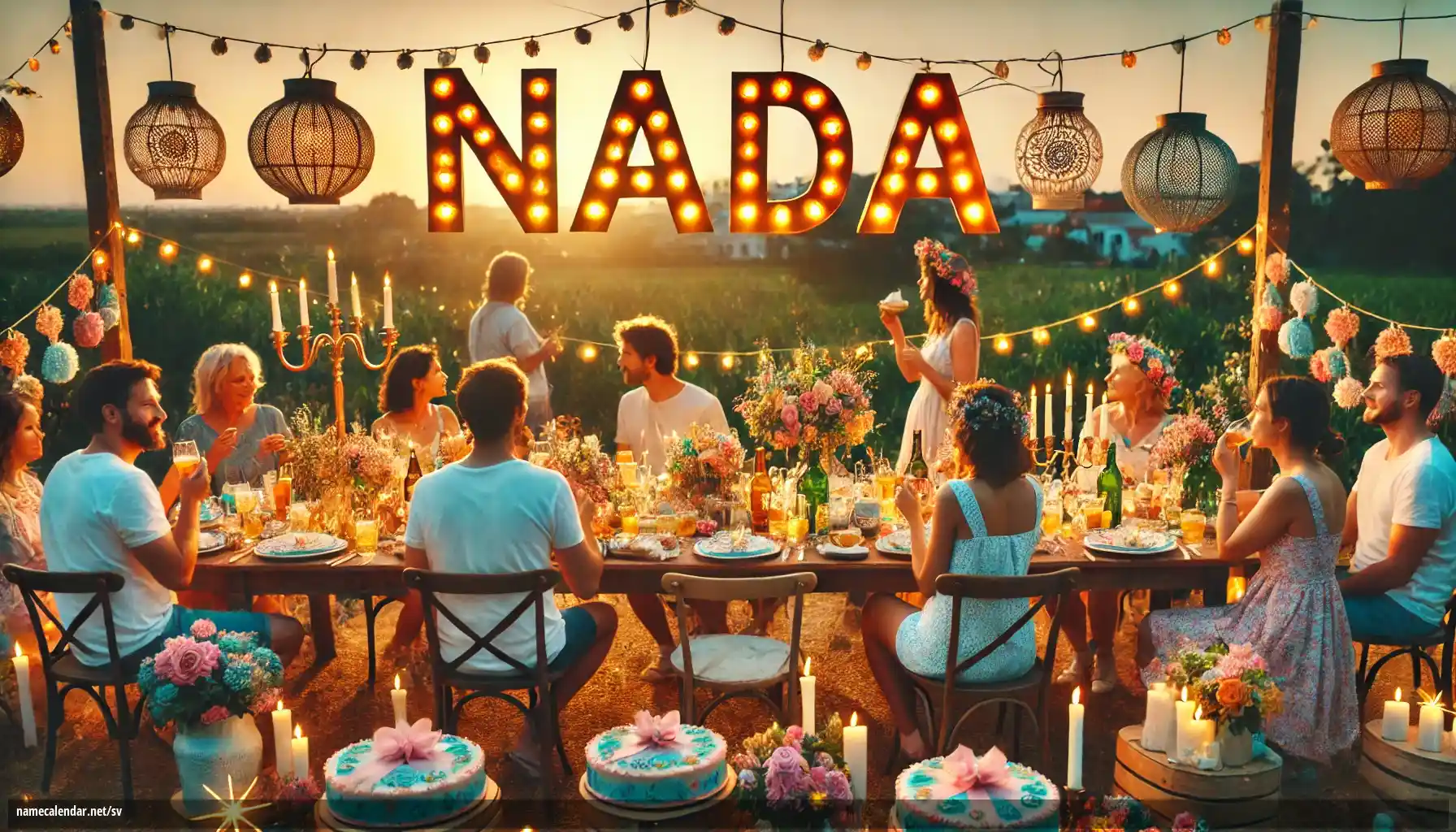 Firande av namnsdag och namn - Nada