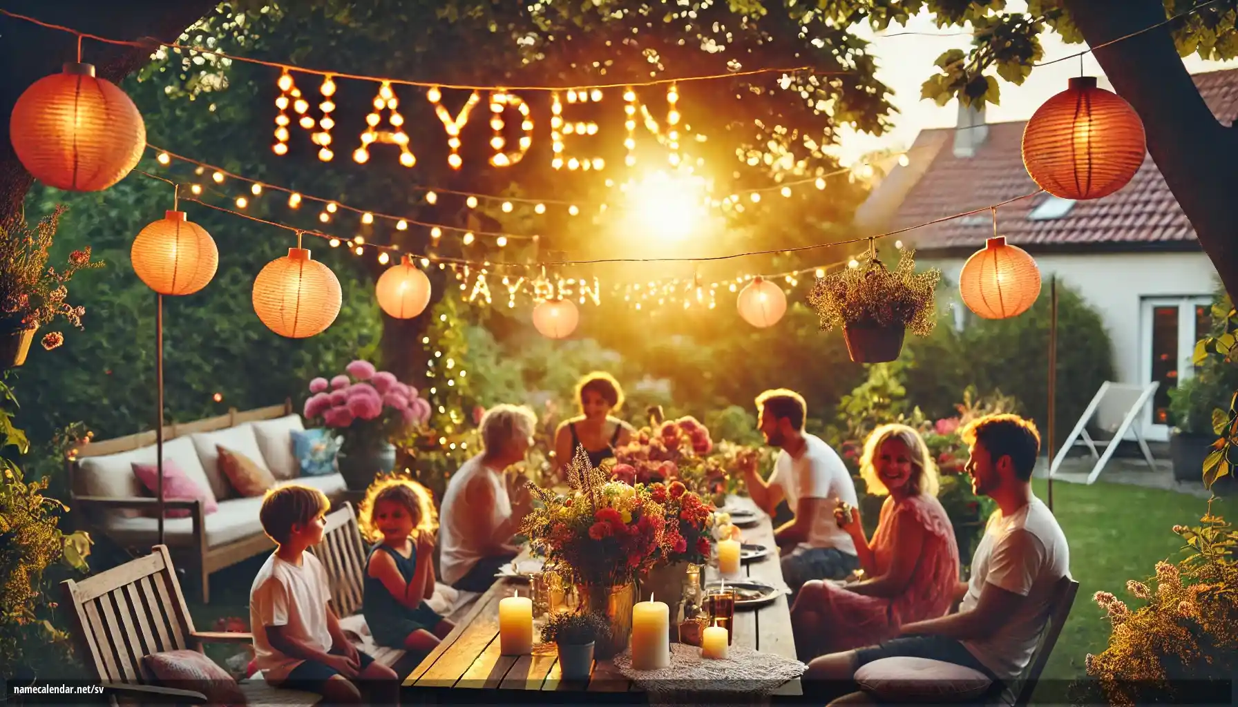 Firande av namnsdag och namn - Nayden