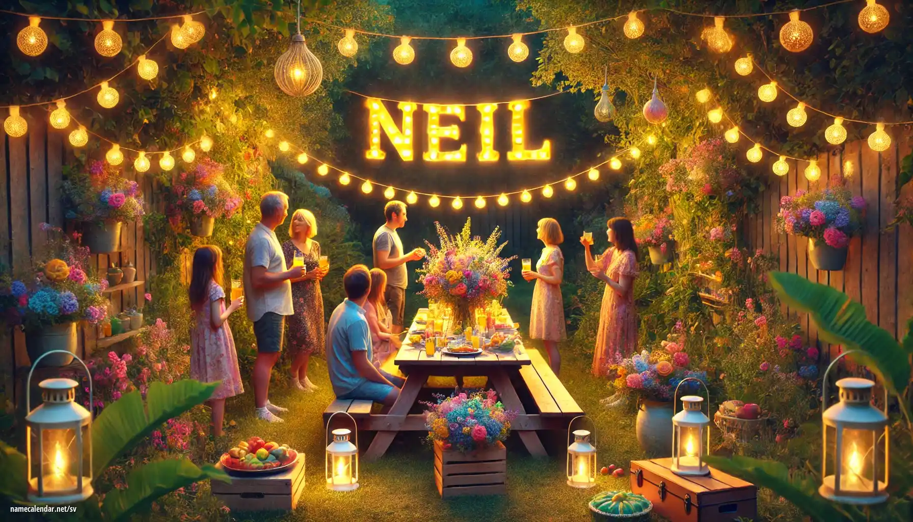 Firande av namnsdag och namn - Neil