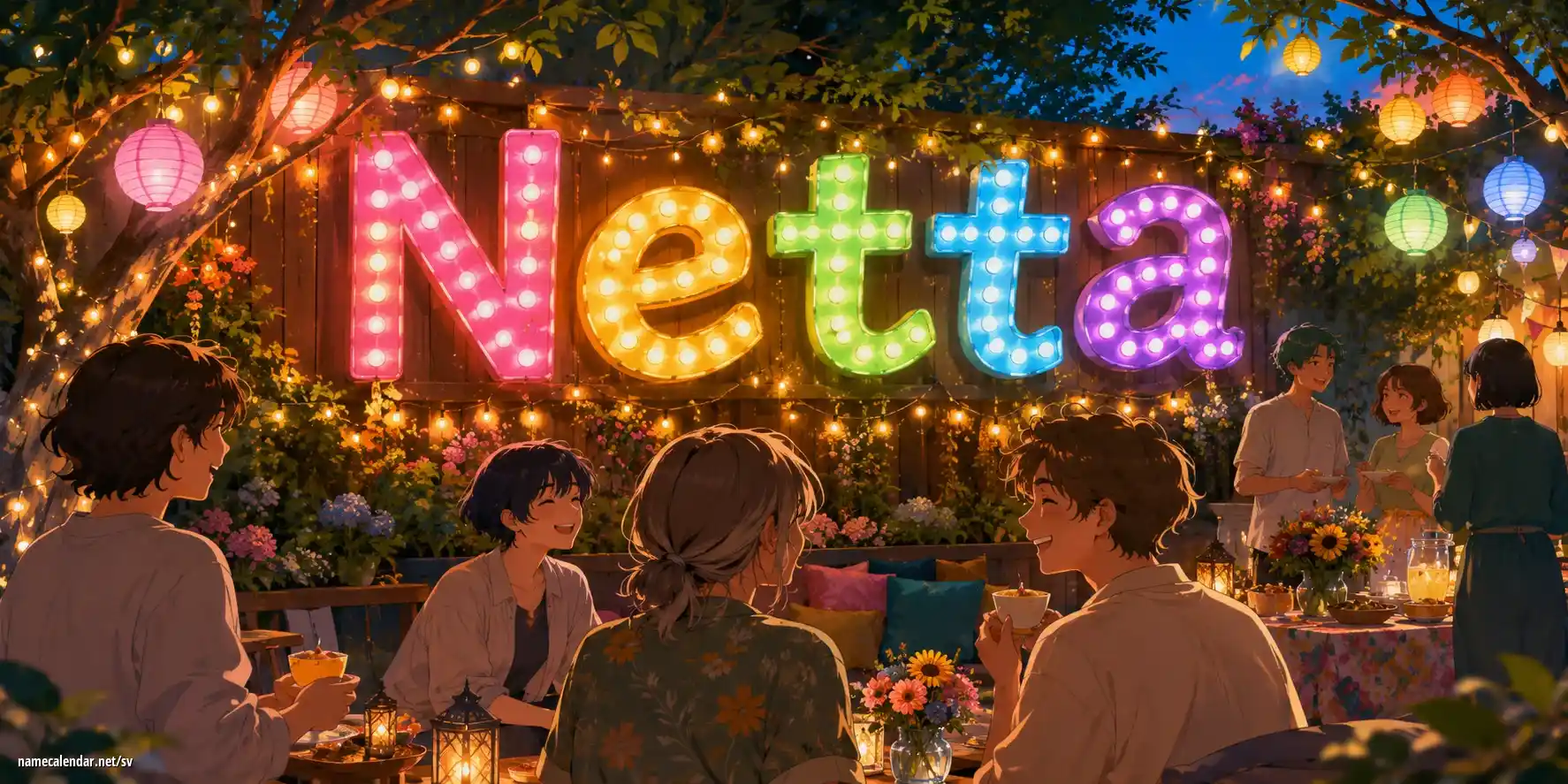 Firande av namnsdag och namn - Netta