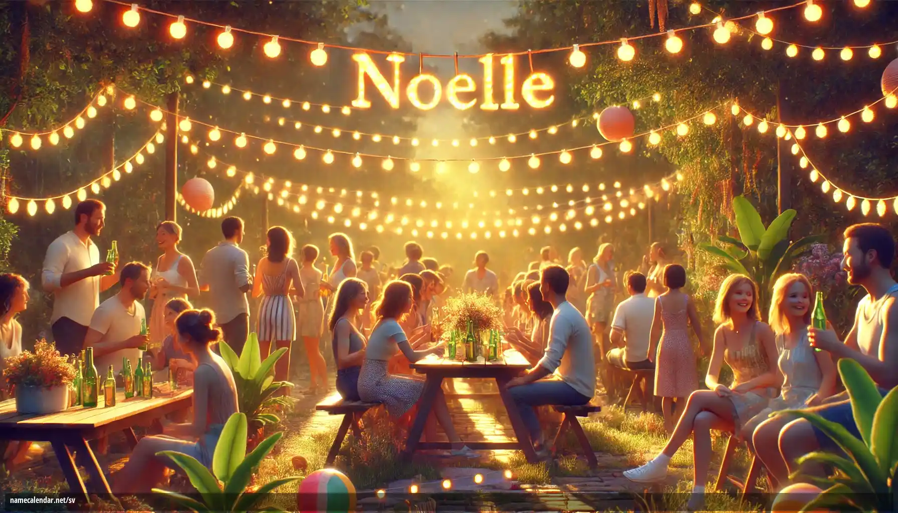 Firande av namnsdag och namn - Noelle