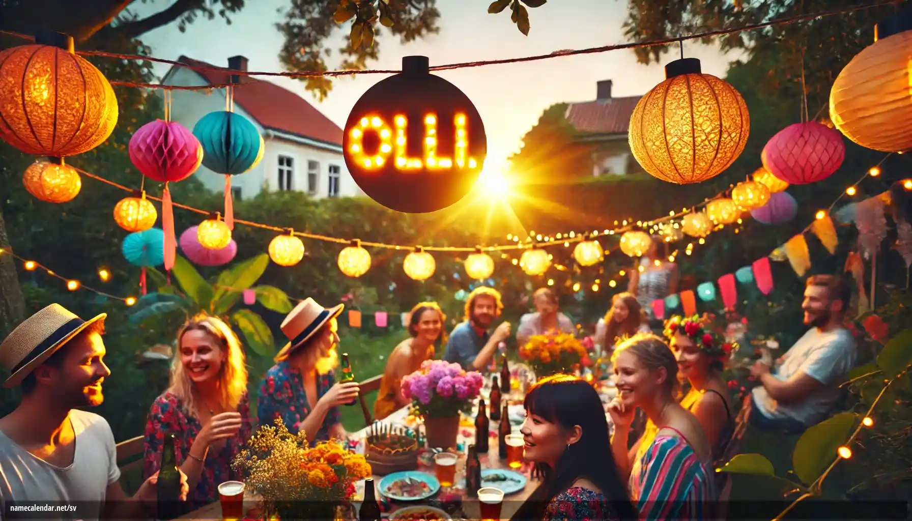 Firande av namnsdag och namn - Olli