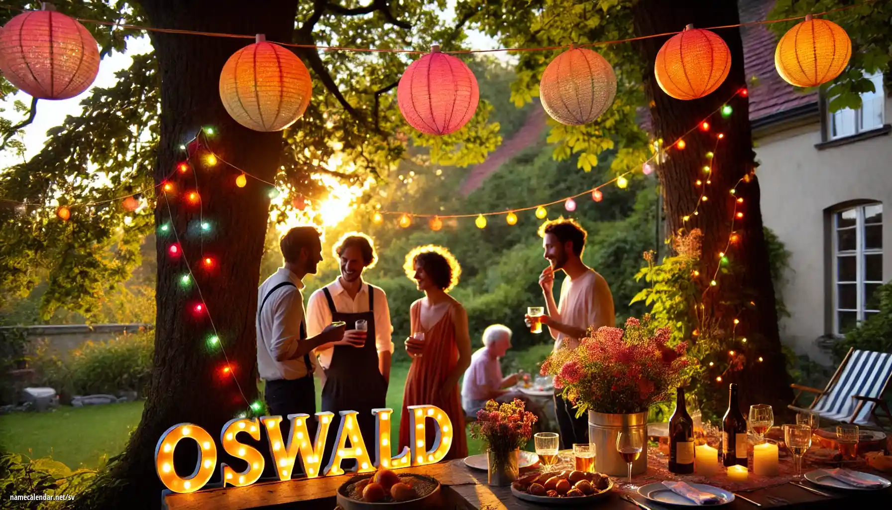 Firande av namnsdag och namn - Oswald