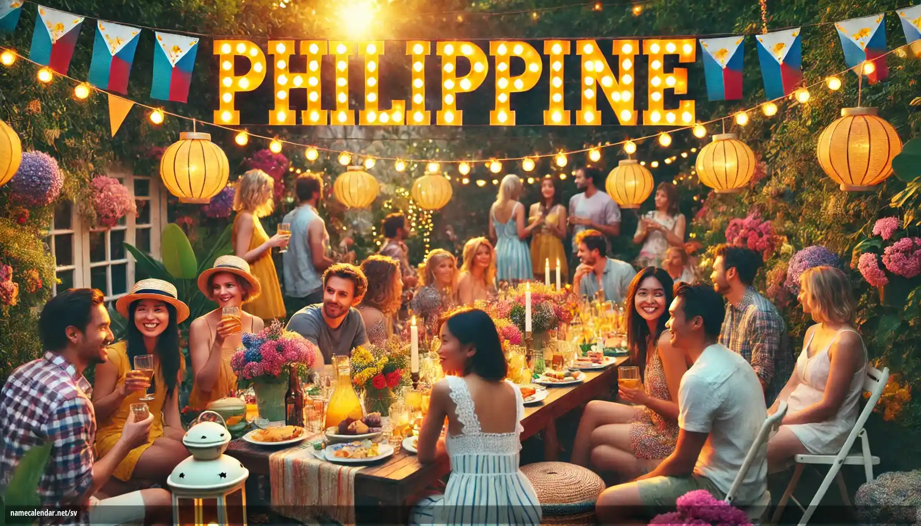 Firande av namnsdag och namn - Philippine