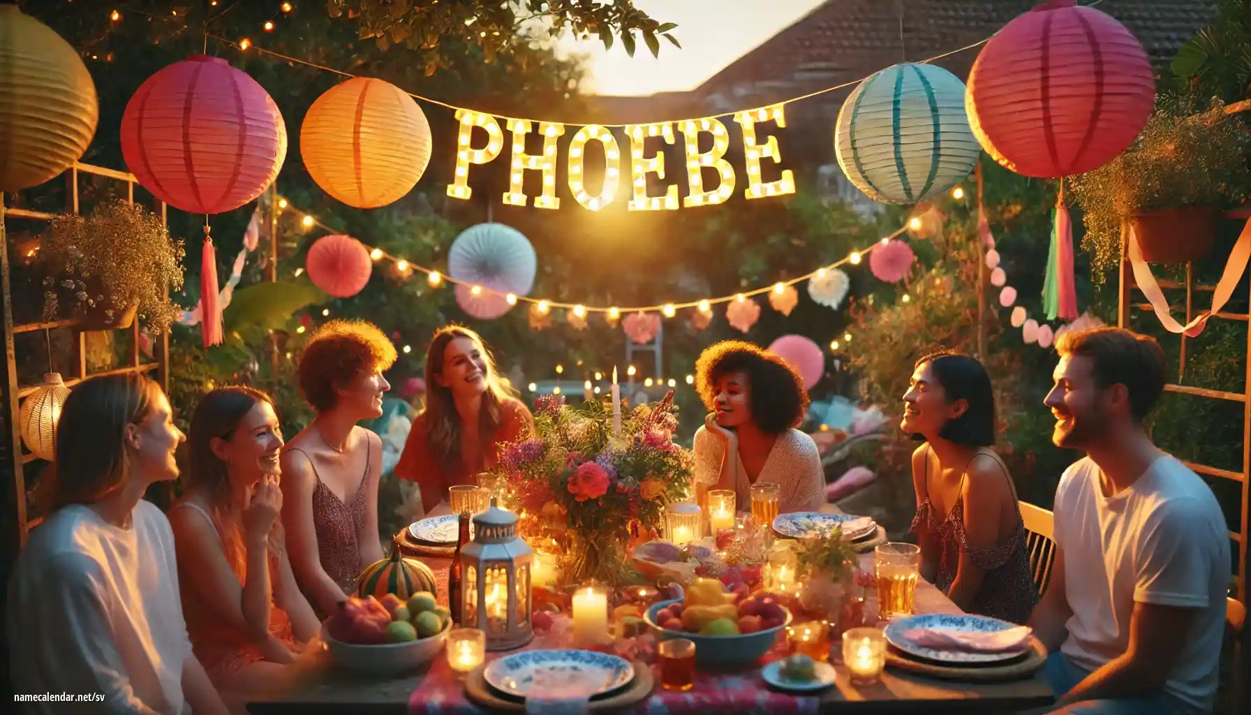 Firande av namnsdag och namn - Phoebe