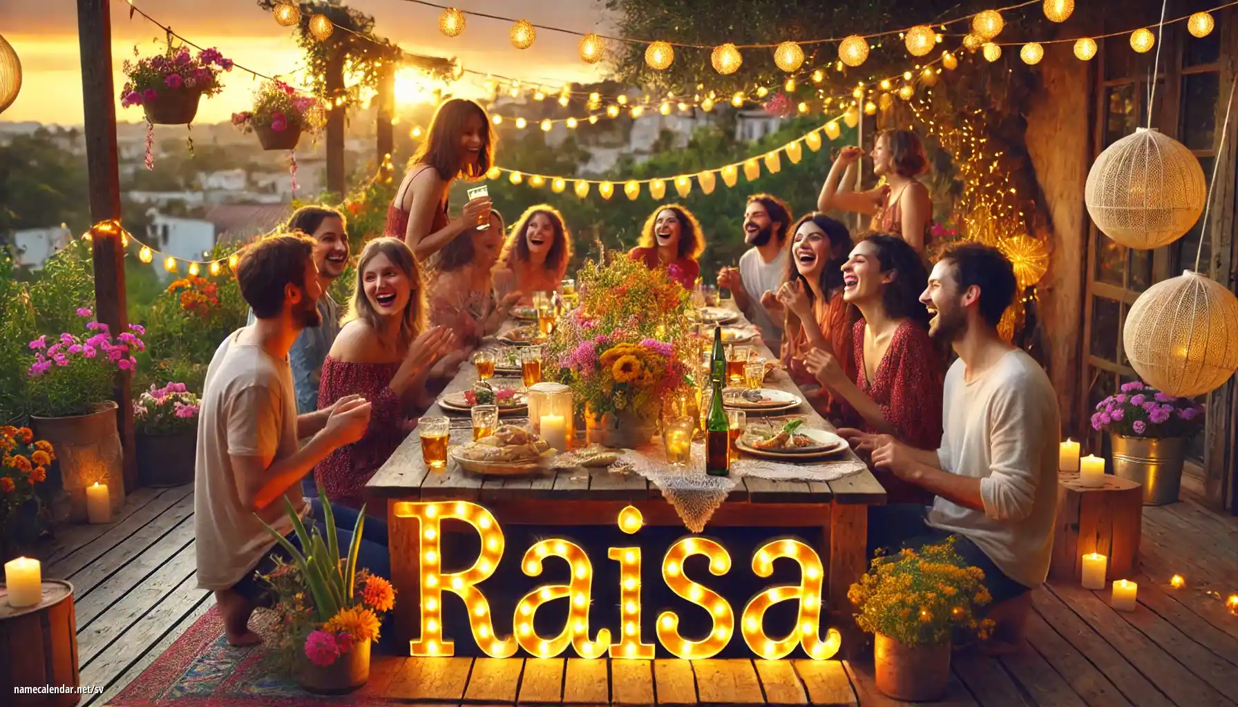 Firande av namnsdag och namn - Raisa