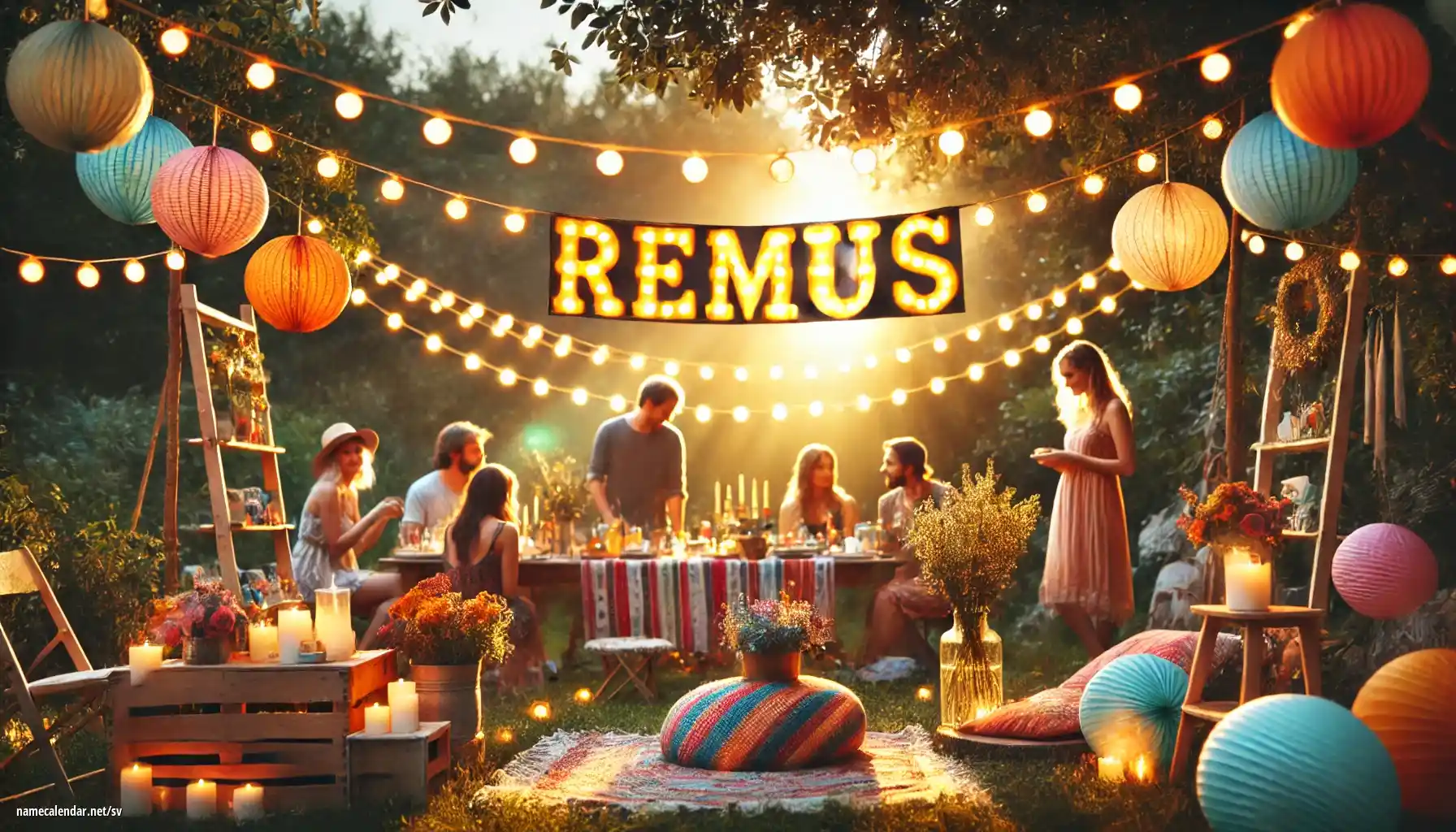 Firande av namnsdag och namn - Remus