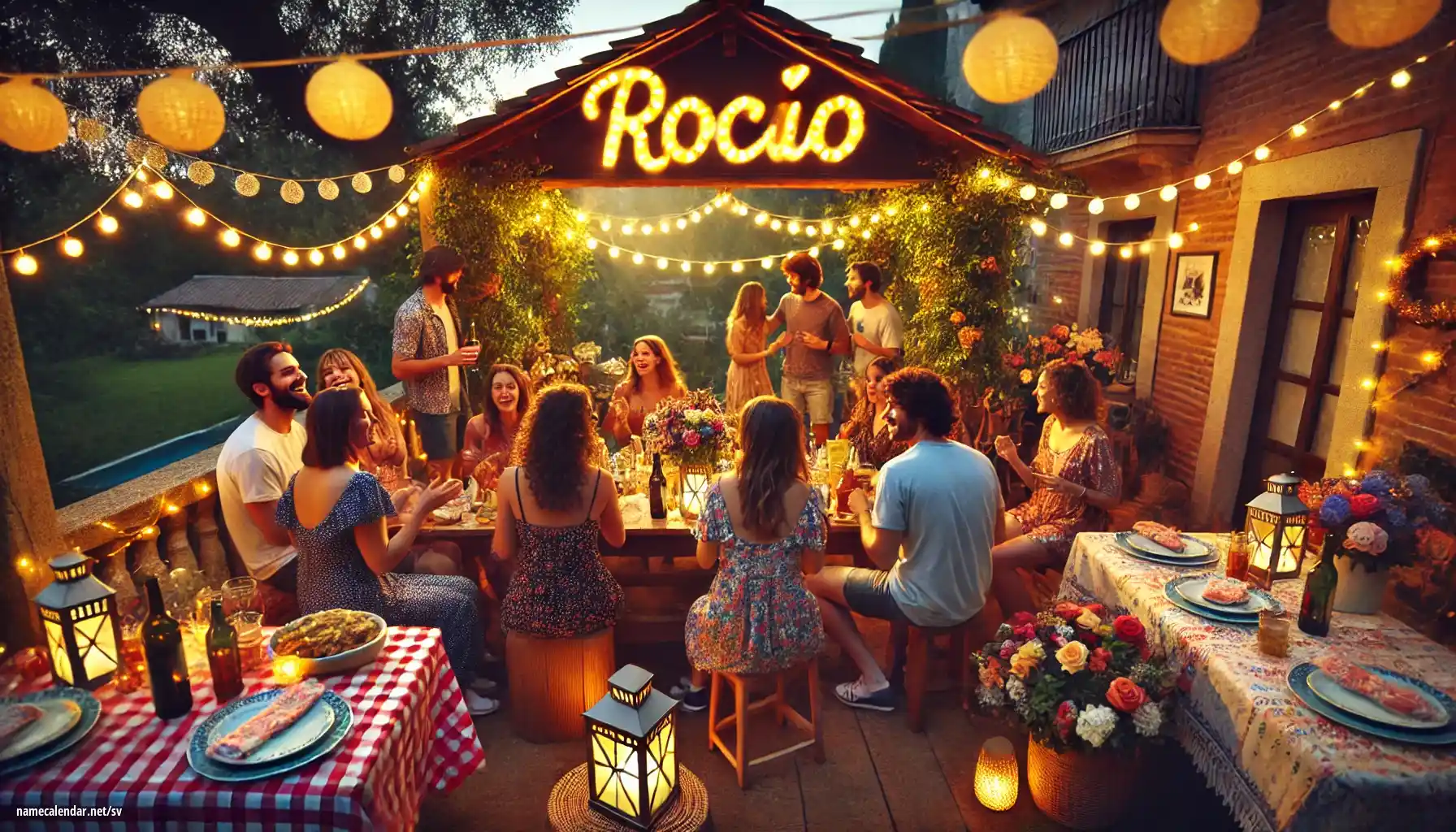 Firande av namnsdag och namn - Rocío