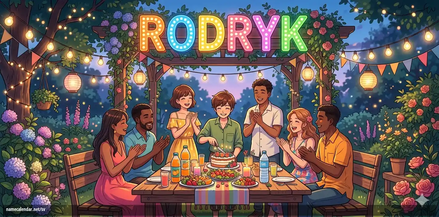 Firande av namnsdag och namn - Rodryk