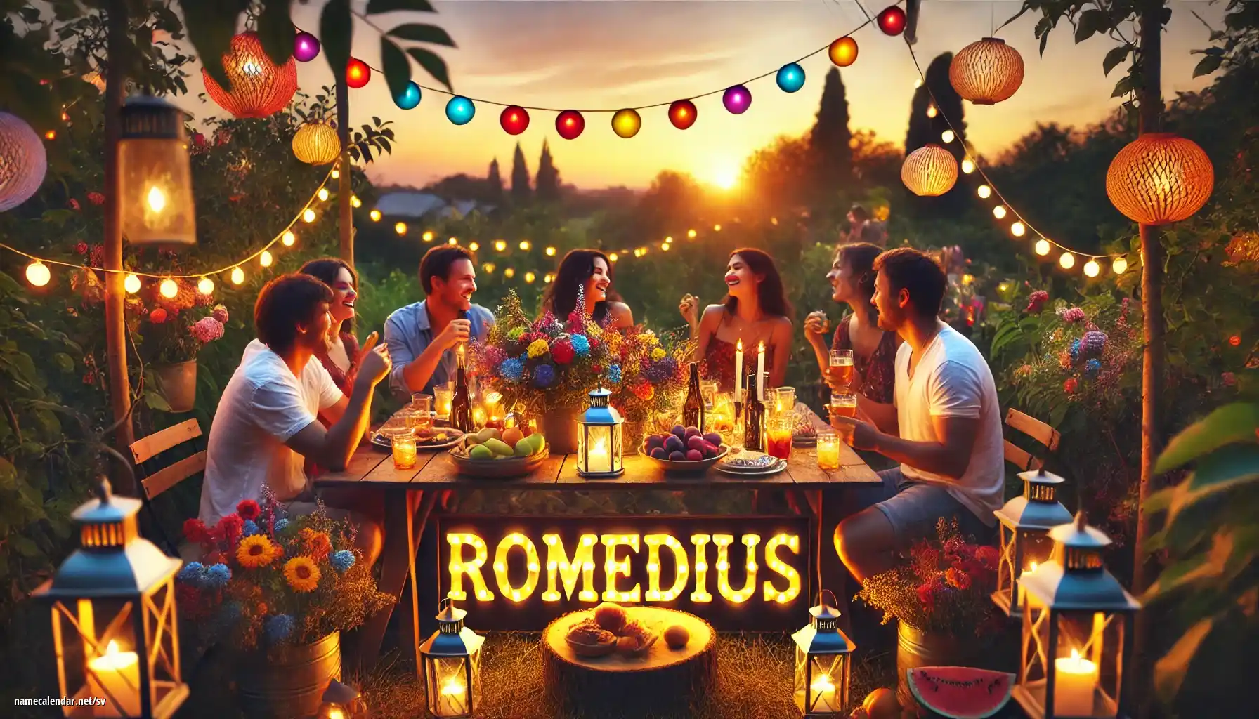 Firande av namnsdag och namn - Romedius