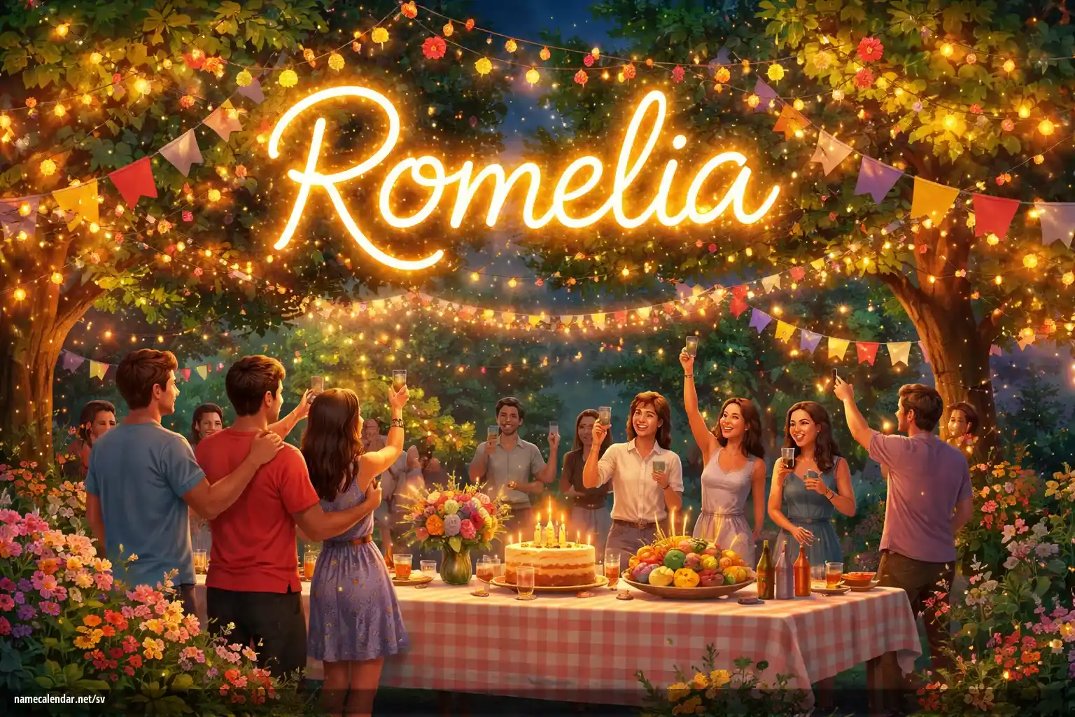 Firande av namnsdag och namn - Romelia