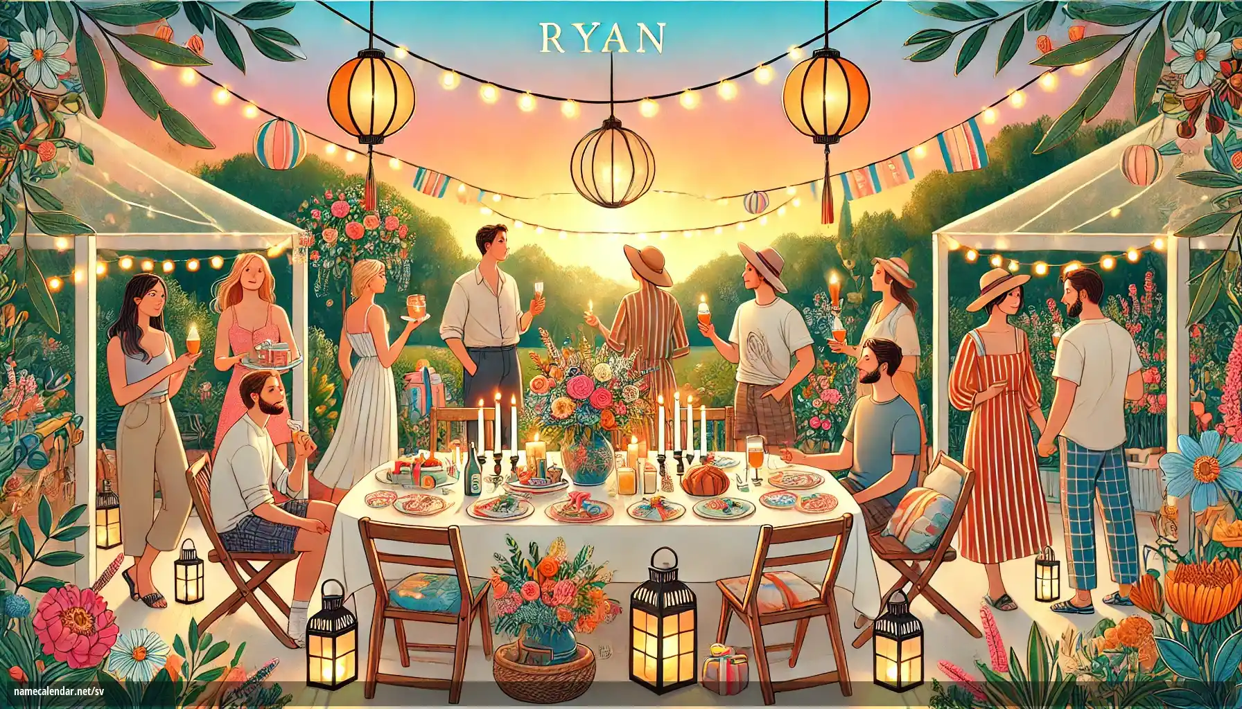 Firande av namnsdag och namn - Ryan