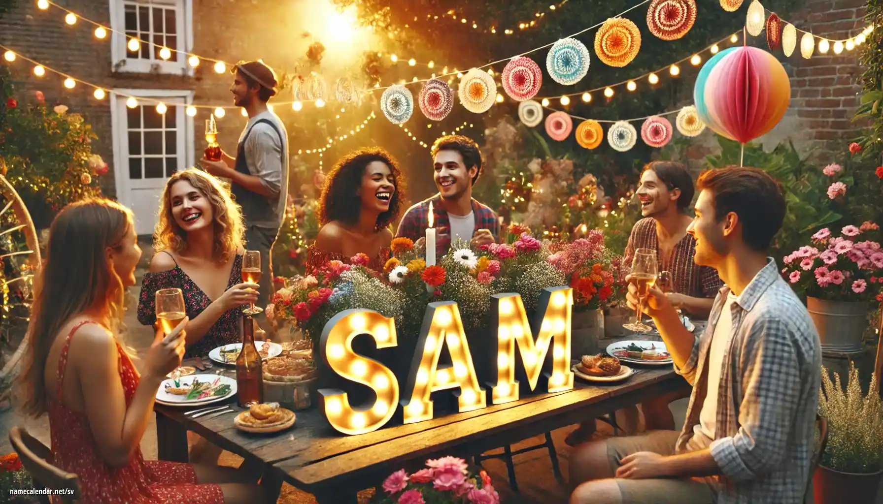 Firande av namnsdag och namn - Sam