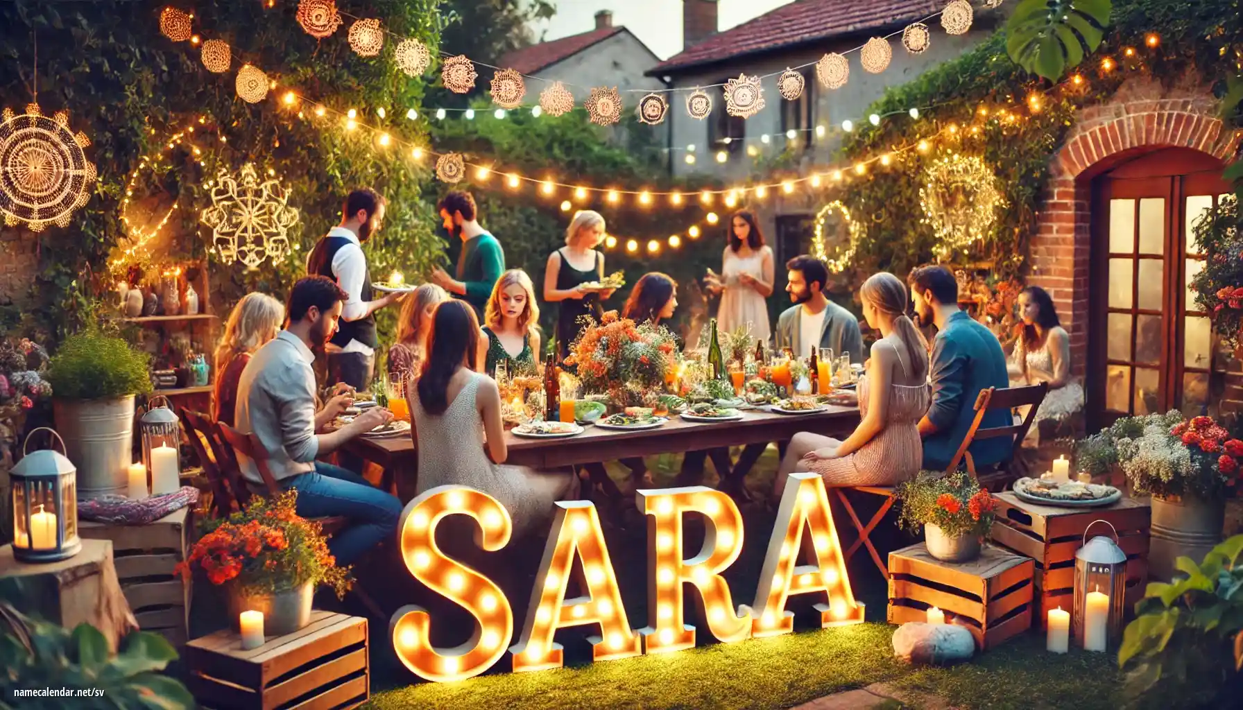 Firande av namnsdag och namn - Sara