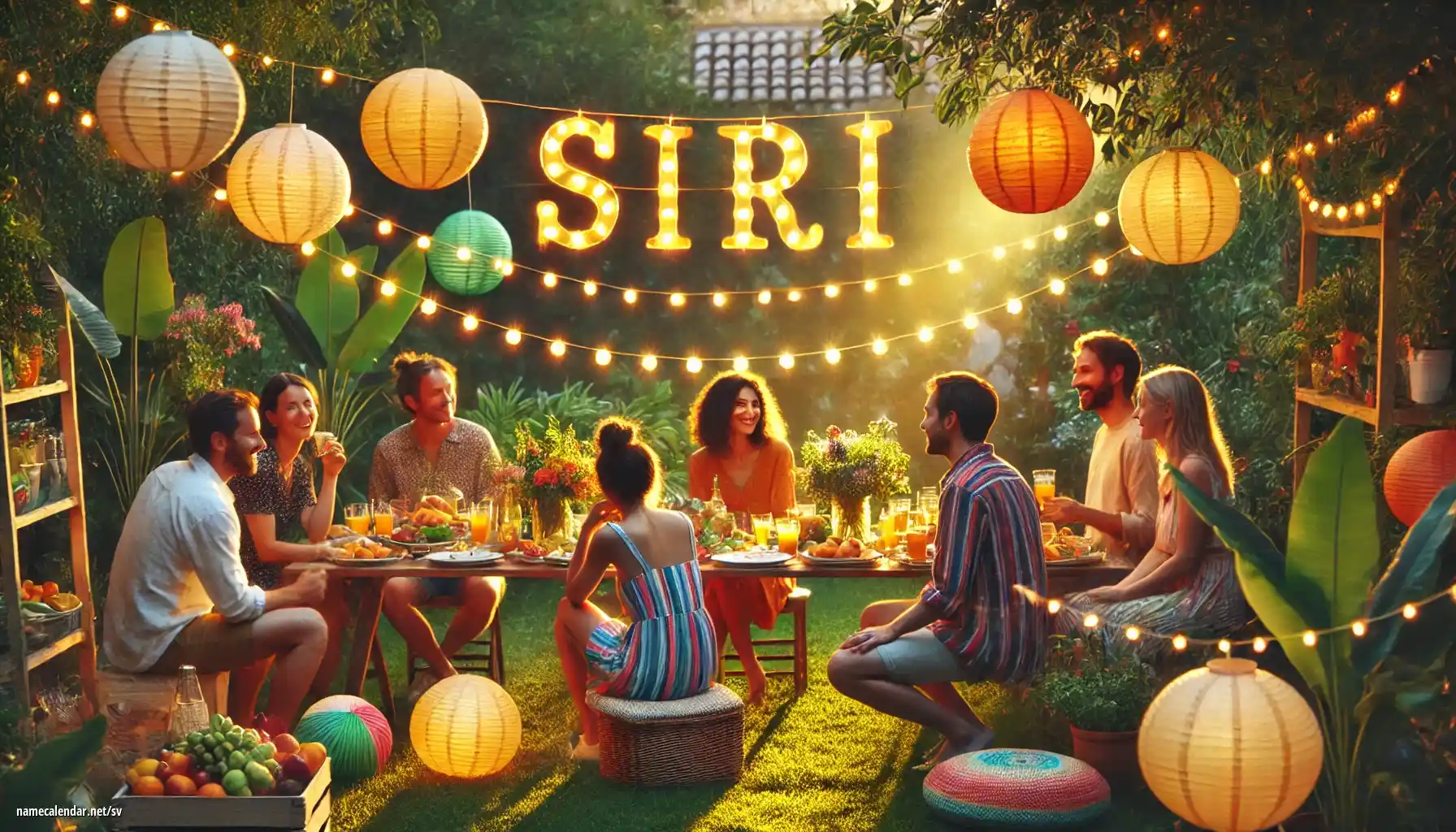 Firande av namnsdag och namn - Siri