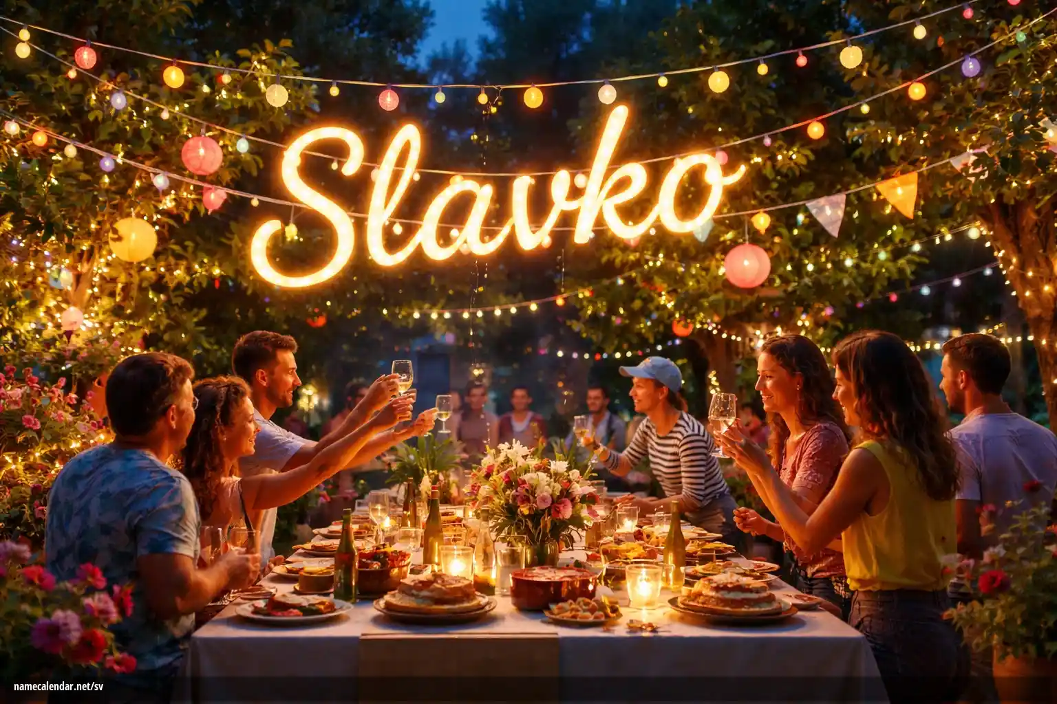 Firande av namnsdag och namn - Slavko